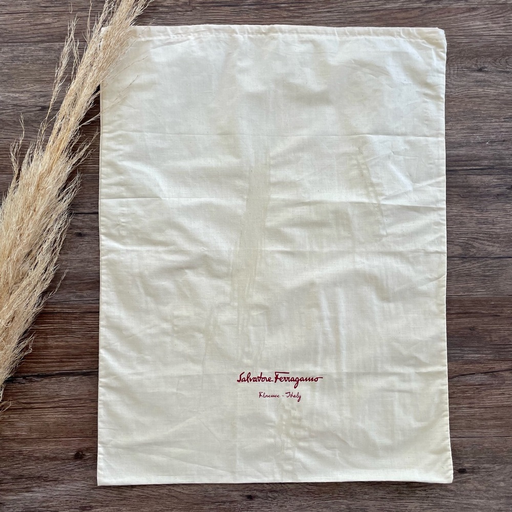 Salvatore Ferragamo Large Drawstring Dust Bag